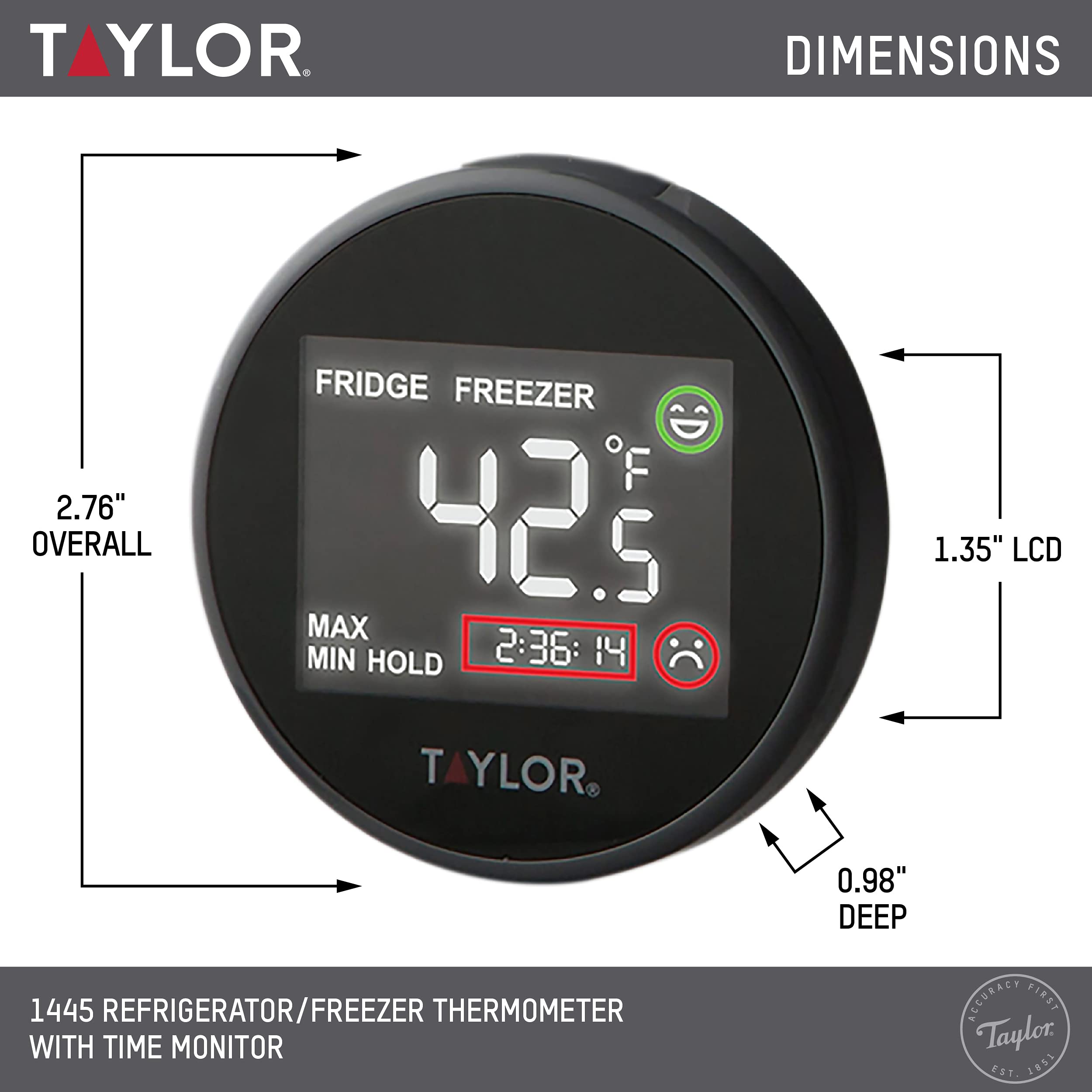 Amazon.com: Taylor Precision Products Digital Kitchen Refrigerator